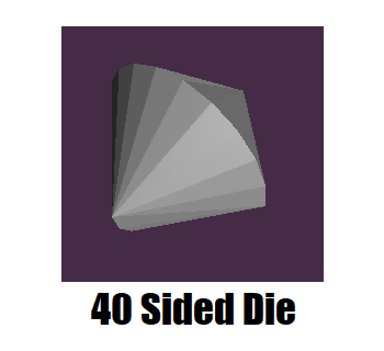Icon linking to 40-Sided Die